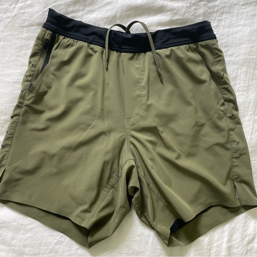 ✖️Ten Thousand Large 7” with Liner Olive Green (Like New)